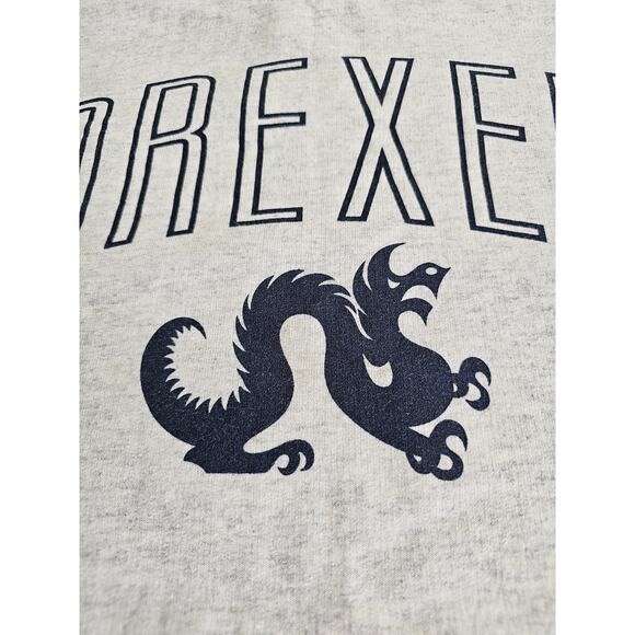 Champion Drexel University Oatmeal Crewneck Sweatshirt Size Large - Picture 5 of 10